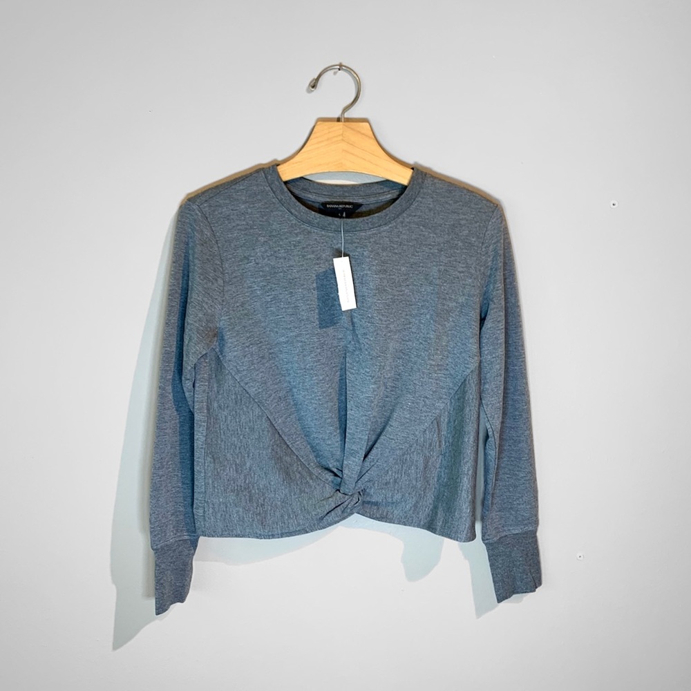 SOLD NEW Banana Republic Twist-Front Sweater Size S NWT - Picture 6 of 10